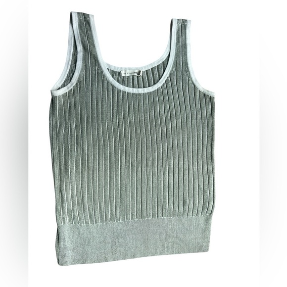 Rag & Bone The Essential Rib Scoop Neck Tank - Picture 2 of 6
